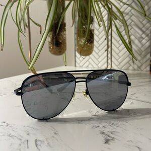 QUAY High Key Aviator Sunglasses